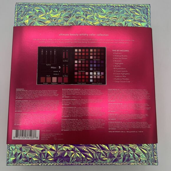 Ultimate Beauty Artistry Color Collection Makeup Kit From Belk NIB - Picture 2 of 6